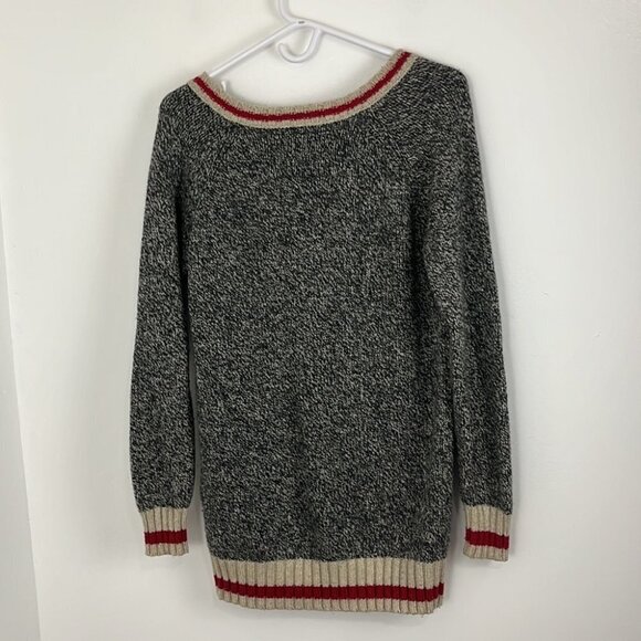 Roots Salt & Pepper Wool-Blend Cabin Sweater - Picture 7 of 8